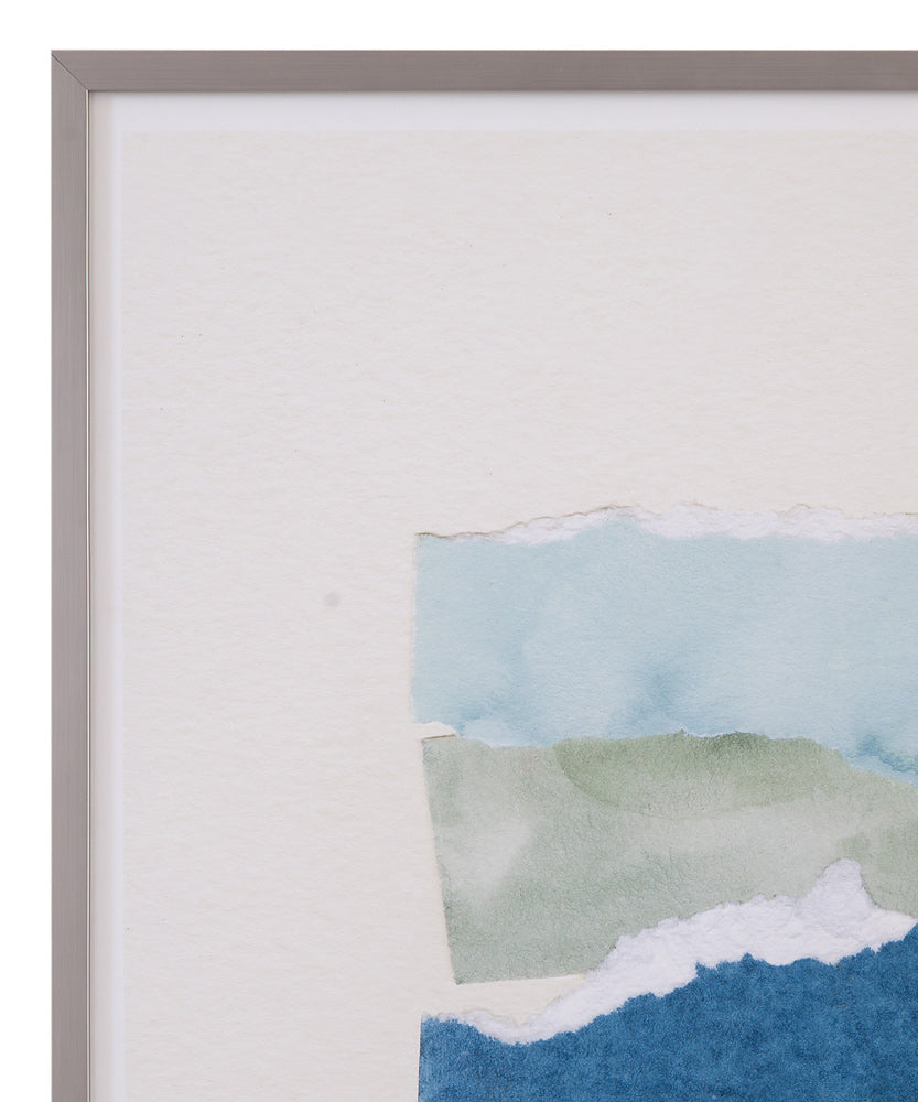 Bassett Mirror - Seaside Color Study Framed Print Set of 2 in Blue - 9902-270-000 view 2