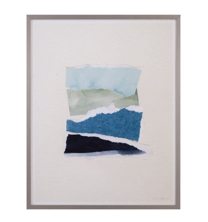 Bassett Mirror - Seaside Color Study I Framed Print in Blue - 9902-270A view 1