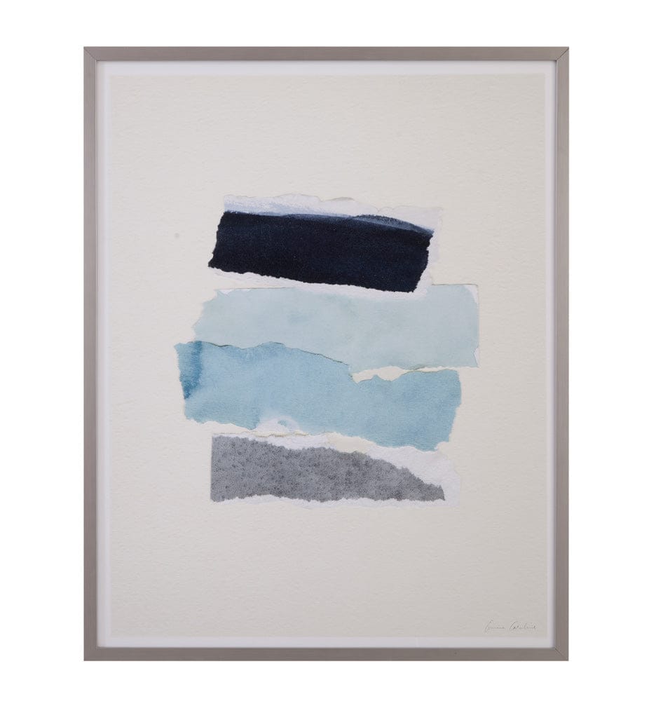 Bassett Mirror - Seaside Color Study III Framed Print in Blue - 9902-270B view 1