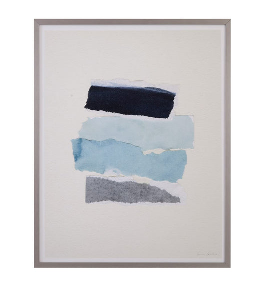 Bassett Mirror - Seaside Color Study III Framed Print in Blue - 9902-270B view 1