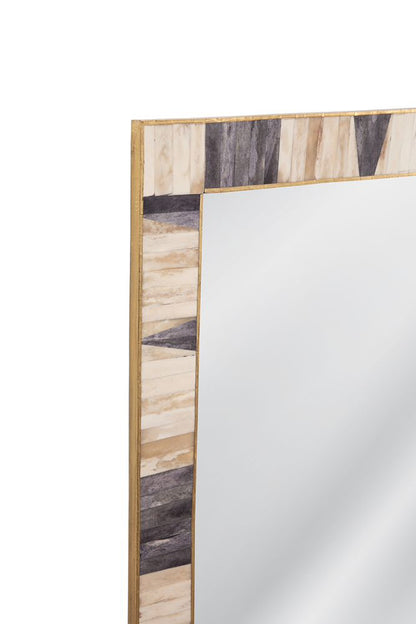 Bassett Mirror - Season 38" Gray Rectangular Wall Mirror - M4924 view 2
