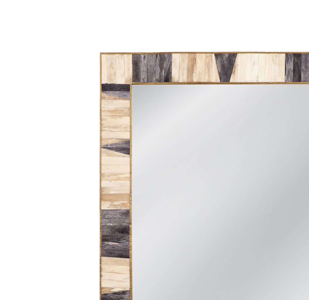 Bassett Mirror - Season 38" Gray Rectangular Wall Mirror - M4924 view 3