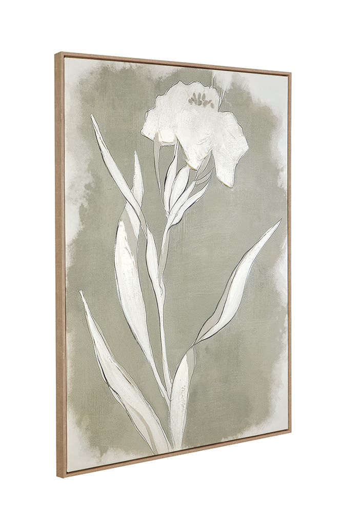 Bassett Mirror - Serene Botanical II Green Floral Framed Canvas - 7301-138 view 2