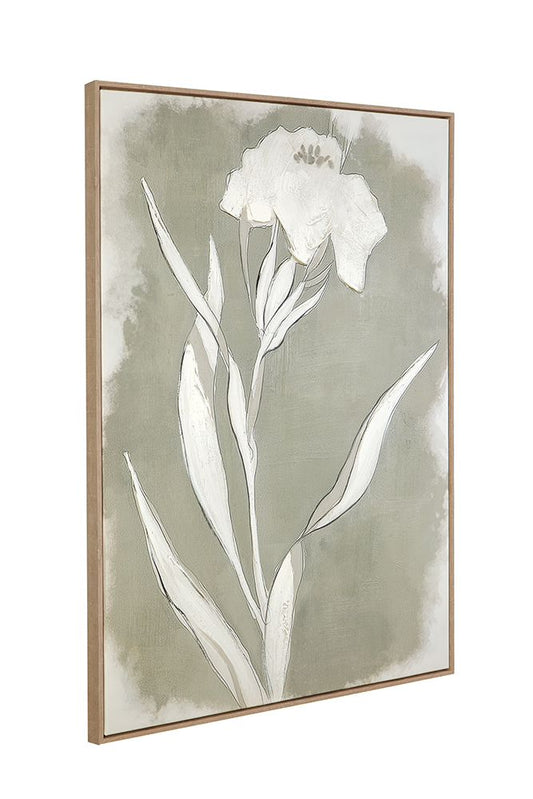 Bassett Mirror - Serene Botanical II Green Floral Framed Canvas - 7301-138 view 2