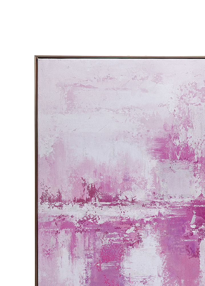 Bassett Mirror - Settled Purple Abstract Framed Canvas - 7300-969 view 2