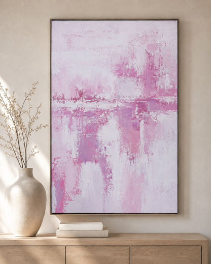 Bassett Mirror - Settled Purple Abstract Framed Canvas - 7300-969 view 4