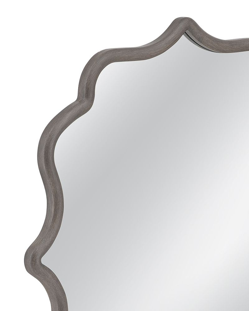 Bassett Mirror - Sherwood 42" Weathered Gray Rectangular Wall Mirror - M5291 view 3