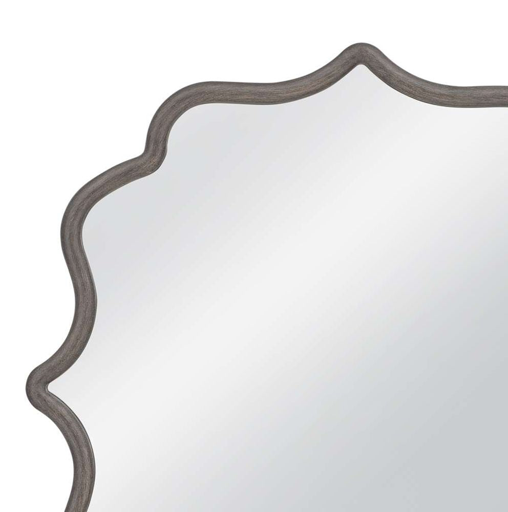 Bassett Mirror - Sherwood 42" Weathered Gray Rectangular Wall Mirror - M5291 view 4