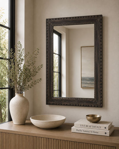Bassett Mirror - Shiva 42" Gray Rectangular Wall Mirror - M4939 view 4