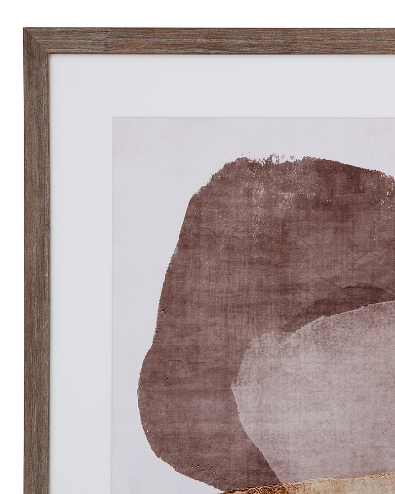 Bassett Mirror - Side Step Brown Abstract Framed Print (Set of 2) - 9902-176-000 view 2