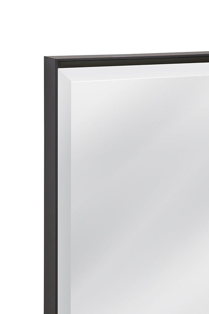 Bassett Mirror - Sloan 78" Matte Black Floor Mirror - M4527B view 2