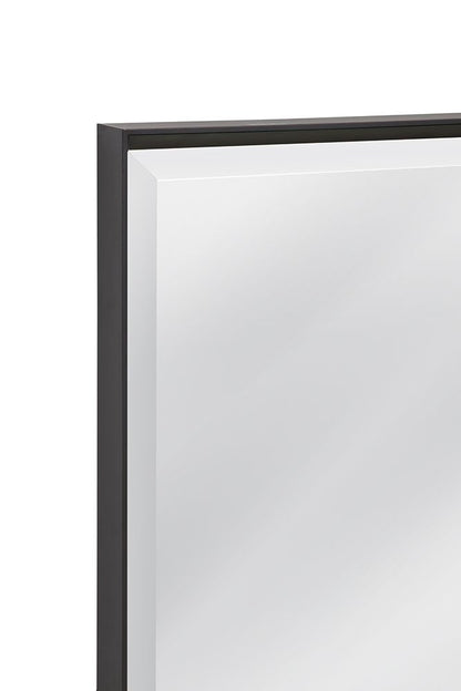 Bassett Mirror - Sloan 78" Matte Black Floor Mirror - M4527B view 2