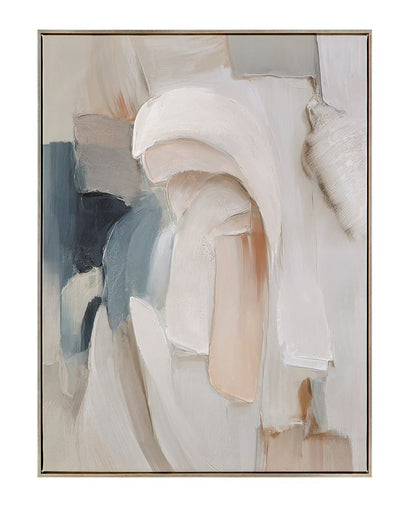 Bassett Mirror - Soft Contours I Neutral Abstract Framed Canvas - 7301-125 view 1