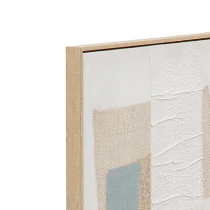 Bassett Mirror - Soft Geometry Blue Abstract Framed Canvas - 7301-118 view 3