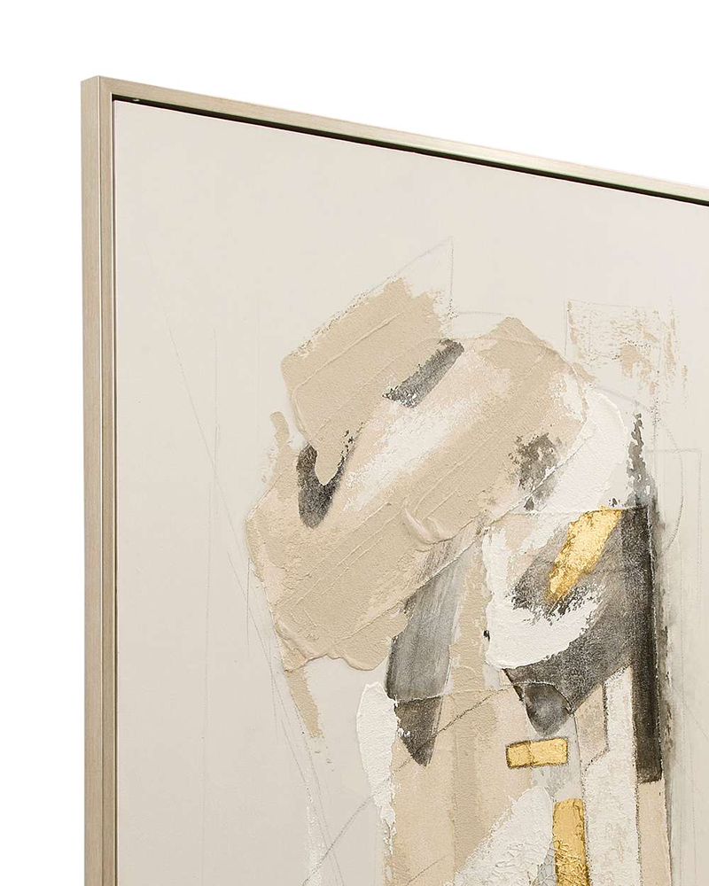 Bassett Mirror - Spencer Silver Framed Canvas (Set of 2) - 7301-087 view 4