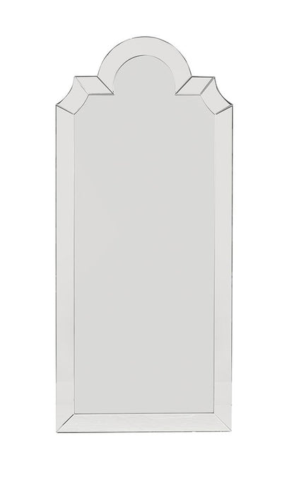 Bassett Mirror - Spica 80" Silver Arched Floor Mirror - M5227 view 1