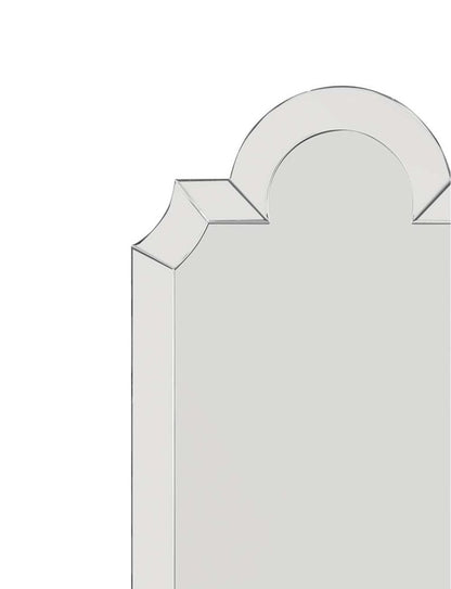 Bassett Mirror - Spica 80" Silver Arched Floor Mirror - M5227 view 4