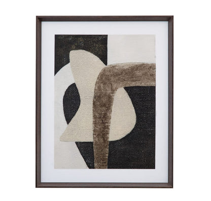 Bassett Mirror - Spin Drift I Framed Print in Weathered Black Frame - 9902-236A view 1