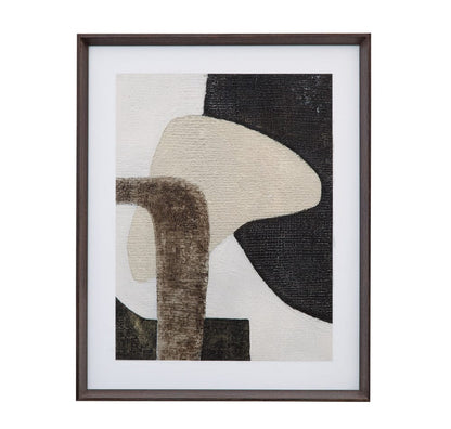 Bassett Mirror - Spin Drift II Framed Print in Weathered Black Frame - 9902-236B view 1