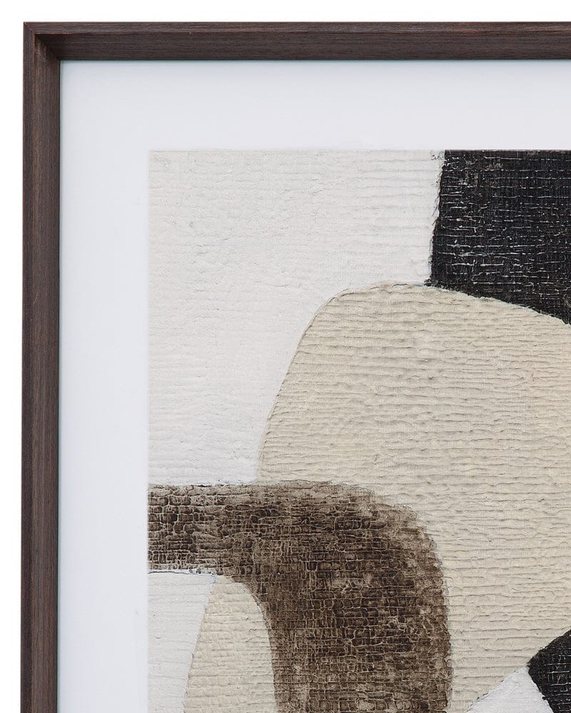 Bassett Mirror - Spin Drift II Framed Print in Weathered Black Frame - 9902-236B view 2