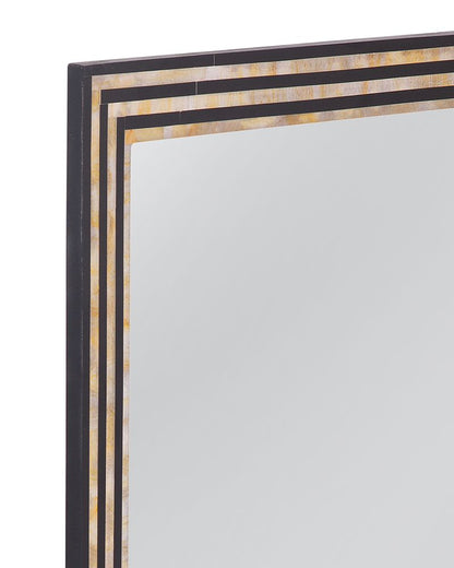 Bassett Mirror - Stepford 44" Black Rectangular Wall Mirror - M5214 view 3
