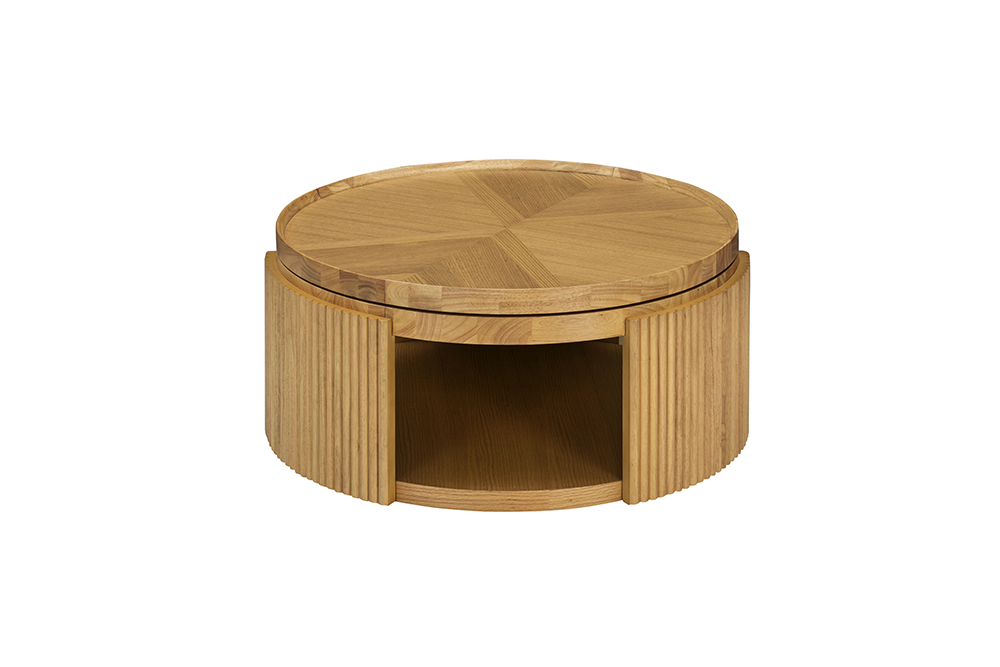 Bassett Mirror - Sterling Wheated Oak Coffee Table - 6054-LR-120 view 1