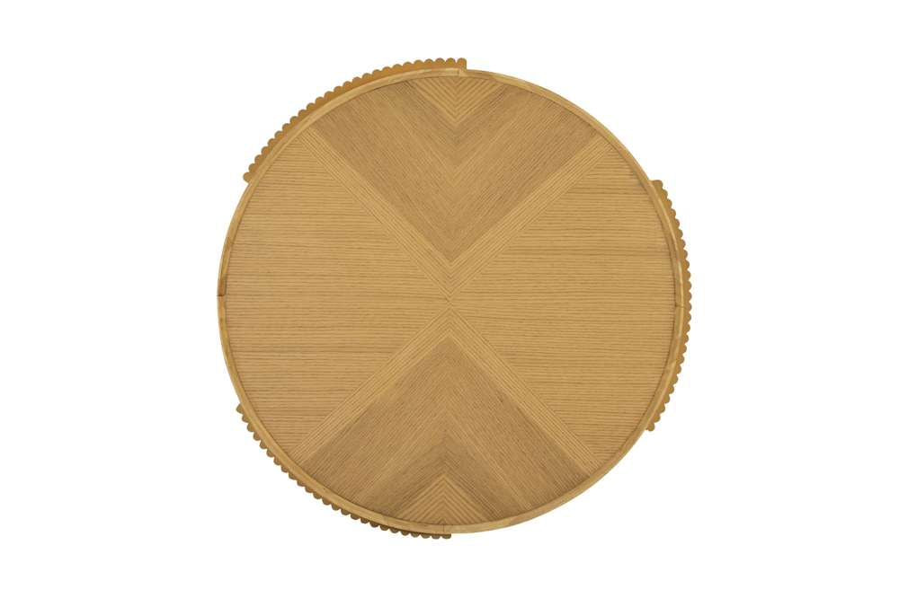 Bassett Mirror - Sterling Wheated Oak Coffee Table - 6054-LR-120 view 4