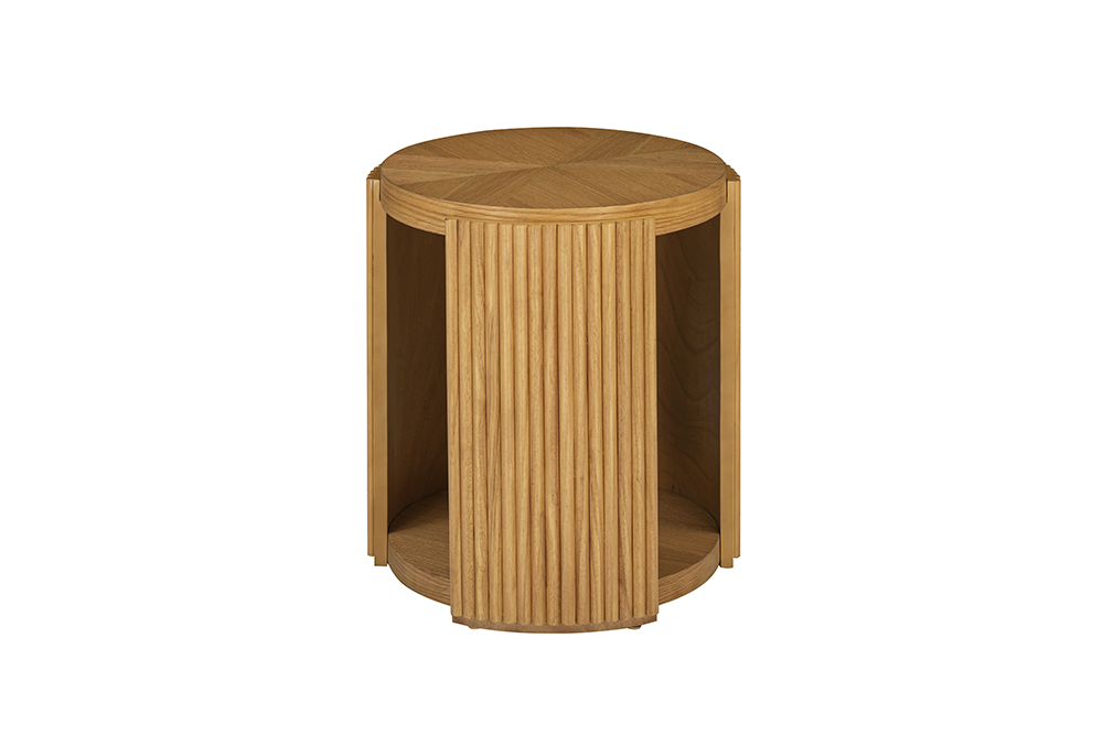 Bassett Mirror - Sterling Wheated Oak End Table - 6054-LR-220 view 1