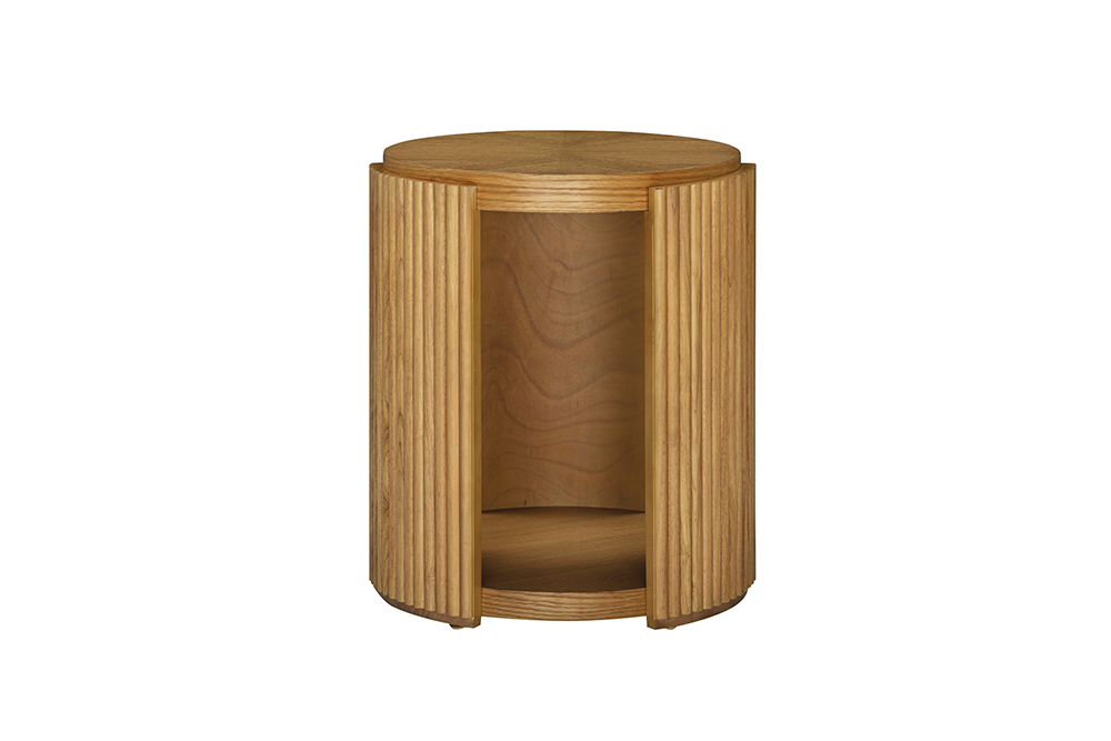 Bassett Mirror - Sterling Wheated Oak End Table - 6054-LR-220 view 2
