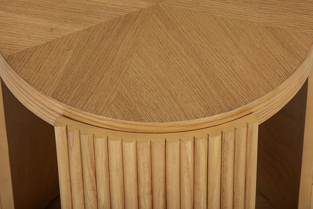 Bassett Mirror - Sterling Wheated Oak End Table - 6054-LR-220 view 3