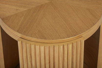 Bassett Mirror - Sterling Wheated Oak End Table - 6054-LR-220 view 3