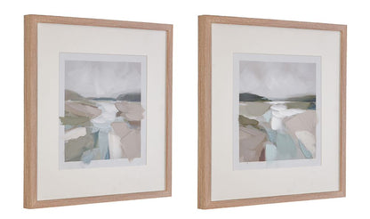 Bassett Mirror - Stillwater Green Landscape Framed Canvas (Set of 2) - 7301-121 view 2