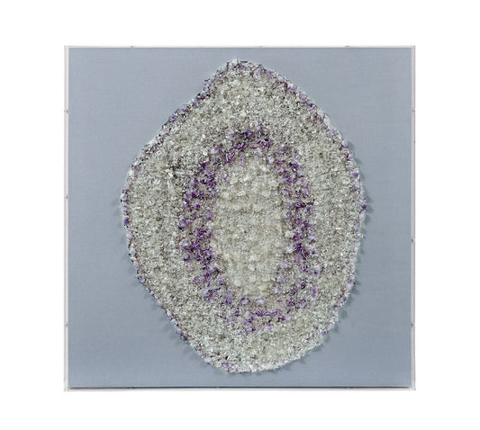 Bassett Mirror - Stone Art Amethyst Geode Wall Art - 7500-803 view 1