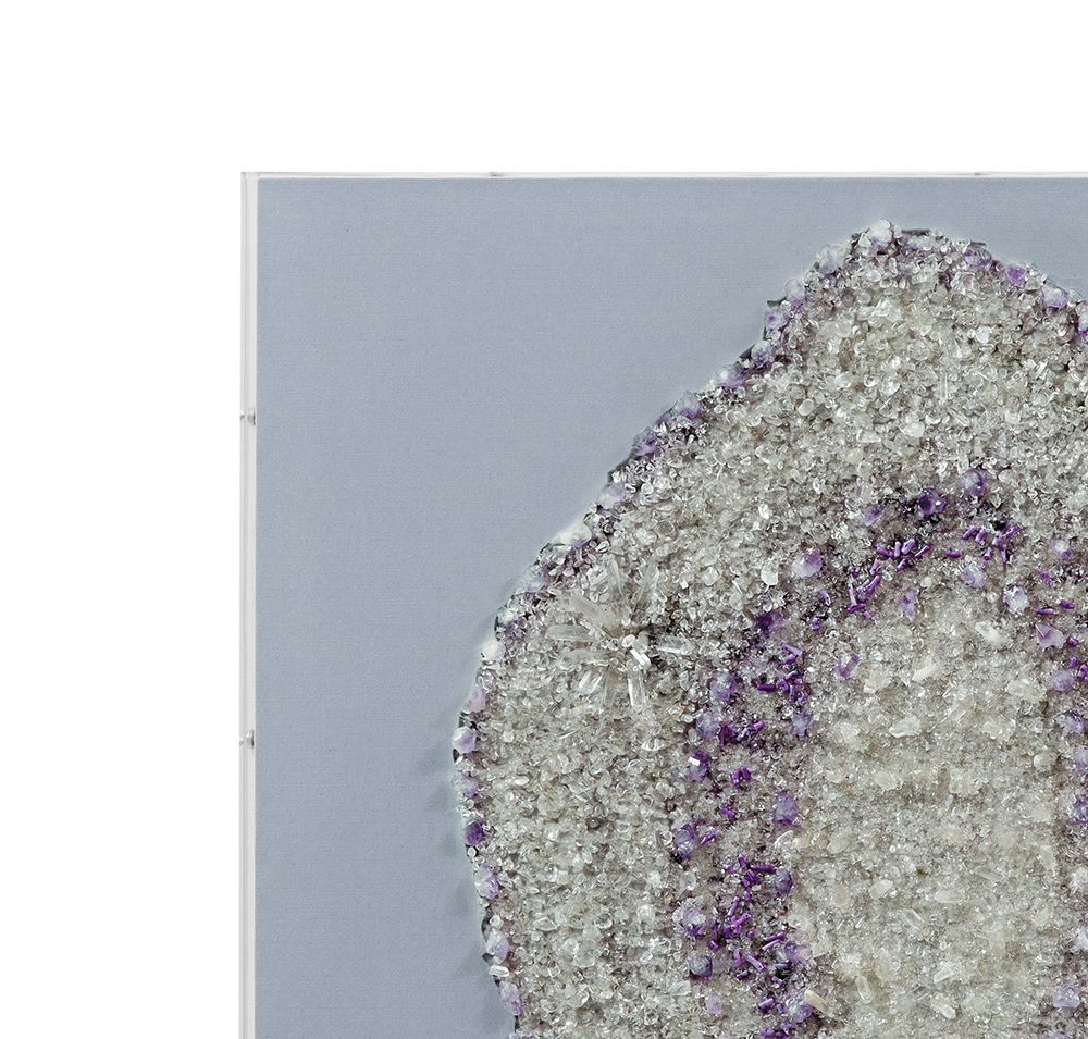 Bassett Mirror - Stone Art Amethyst Geode Wall Art - 7500-803 view 3