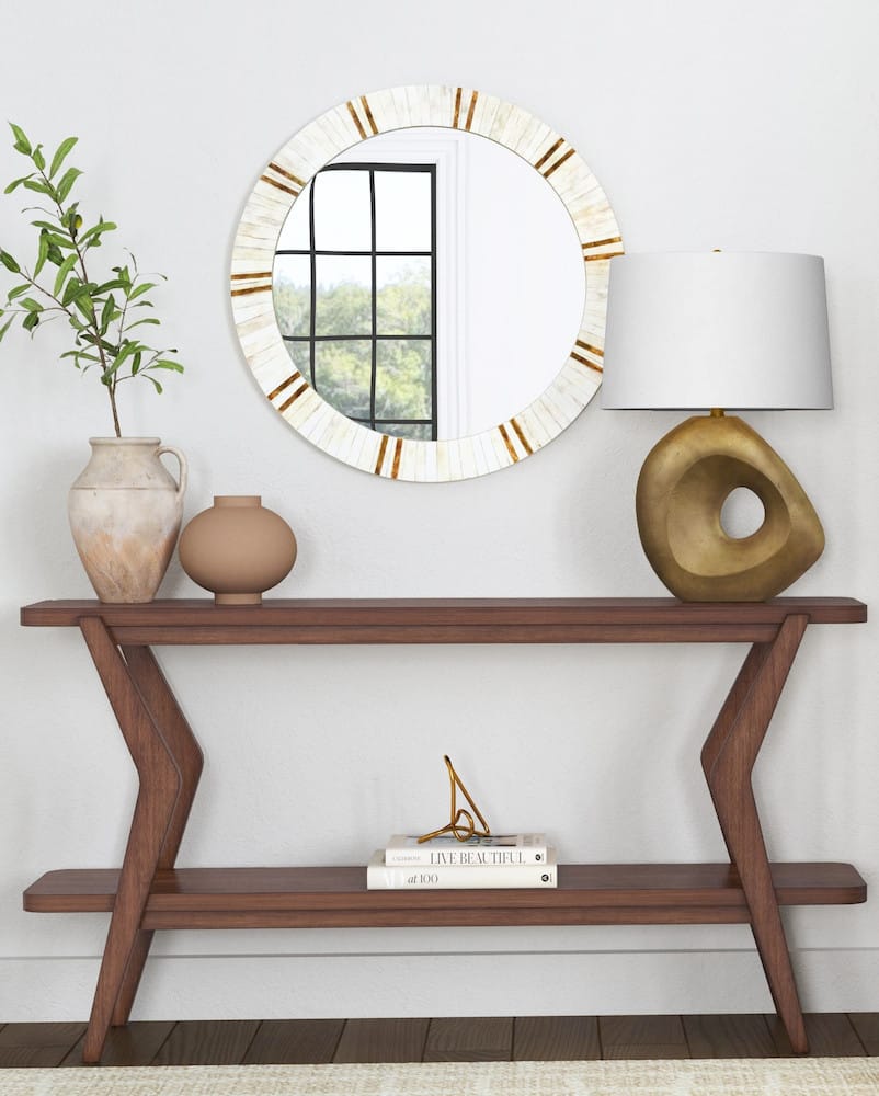 Bassett Mirror - Stratton Console Table - 3196-LR-400 view 4