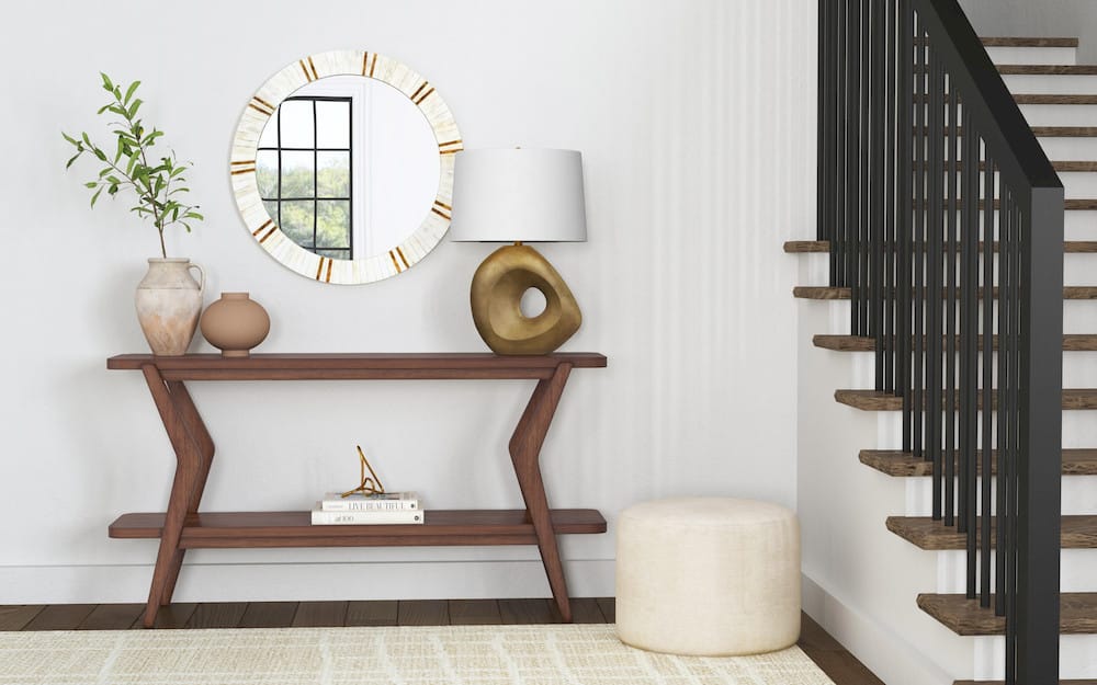 Bassett Mirror - Stratton Console Table - 3196-LR-400 view 5