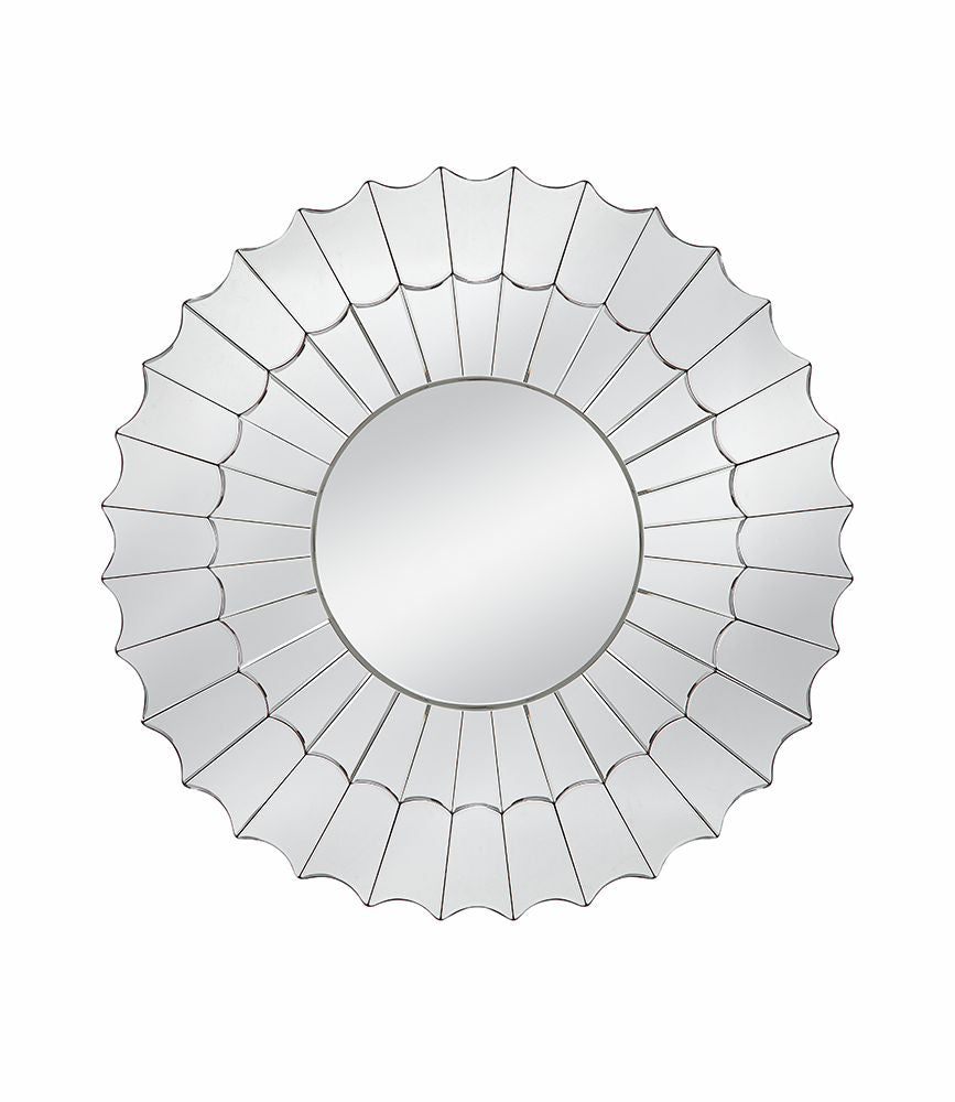 Bassett Mirror - Stringer 38" Clear Round Wall Mirror - M4984 view 1