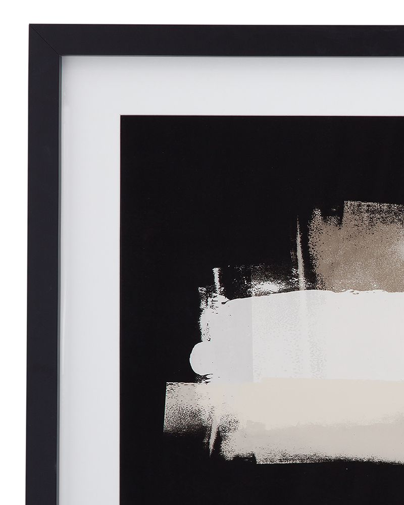 Bassett Mirror - Sumatra I Black Abstract Framed Print - 9902-179A view 2