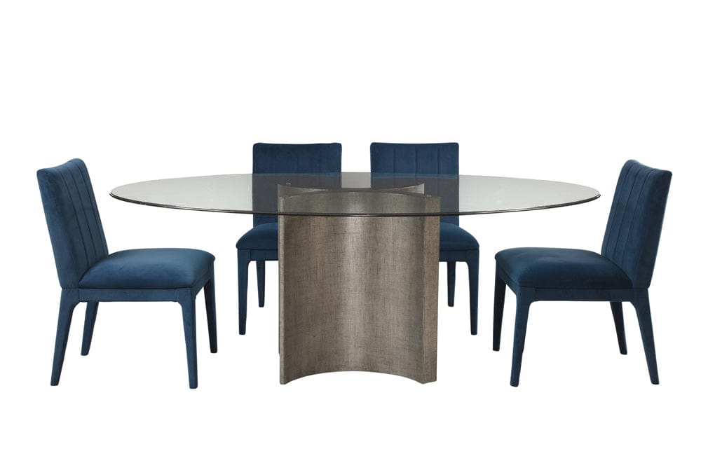 Bassett Mirror - Symmetry Silver Dining Table in Antique Silver - 2915-700-926 view 1