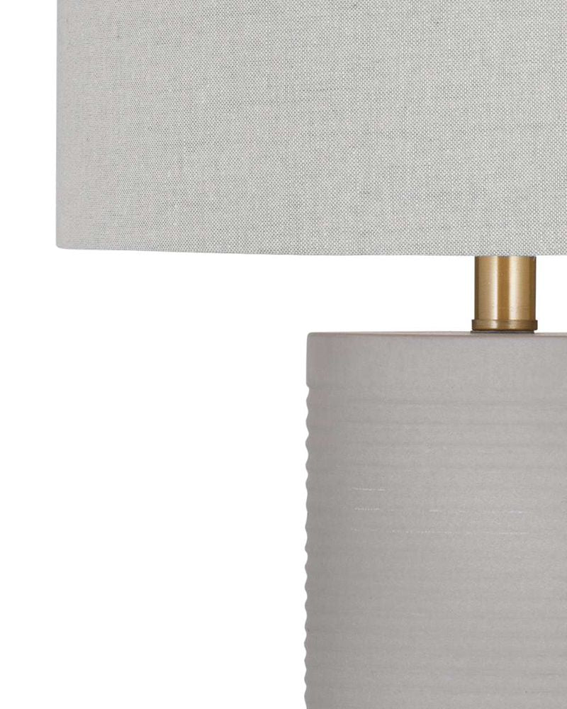 Bassett Mirror - Tano 27" Gray Concrete Table Lamp - L4399T view 3