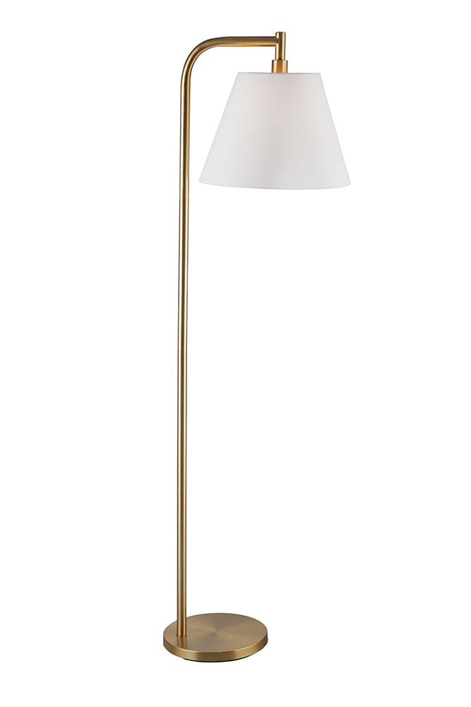 Bassett Mirror - Telfair 62" Gold Metal Floor Lamp - L4524F view 1