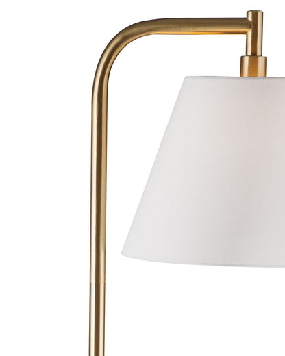 Bassett Mirror - Telfair 62" Gold Metal Floor Lamp - L4524F view 2