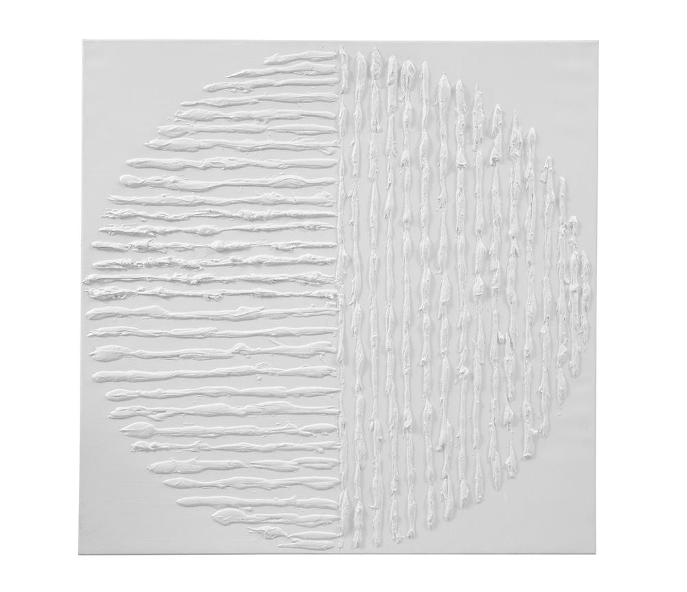 Bassett Mirror - Textured Circle Abstract Canvas Art - 7301-027 view 1