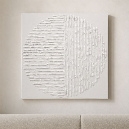 Bassett Mirror - Textured Circle Abstract Canvas Art - 7301-027 view 5