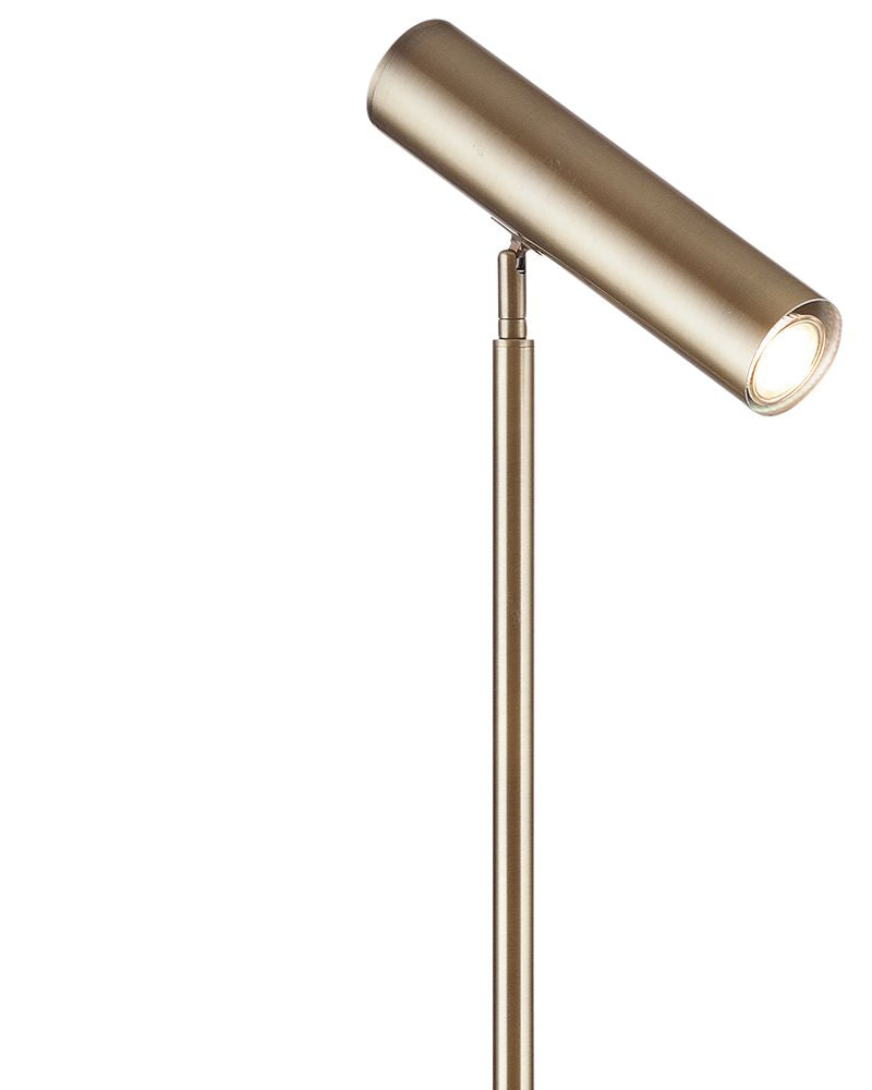 Bassett Mirror - Thames 59" Brass Metal Floor Lamp - L4610F view 2