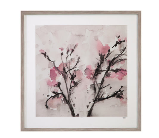 Bassett Mirror - The Blossoms II Framed Print in Pink - 9902-261B view 1