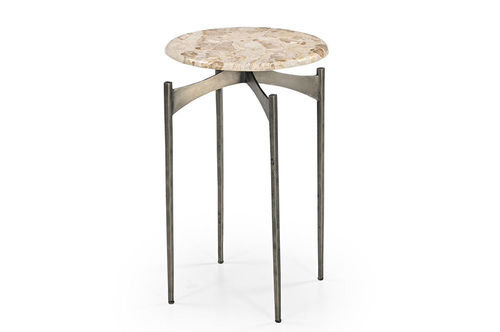Bassett Mirror - Thea Cream Marble Accent Table - 5599-LR-223 view 1