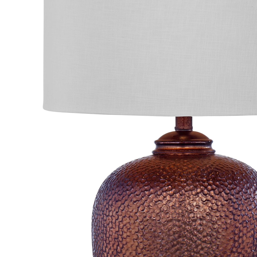 Bassett Mirror - Trevor 27" Brown Glass Table Lamp - L3348T view 2