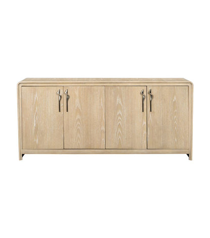 Bassett Mirror - Trifecta 74" Driftwood Oak Four-Door Storage Cabinet - 6023-DR-576 view 2