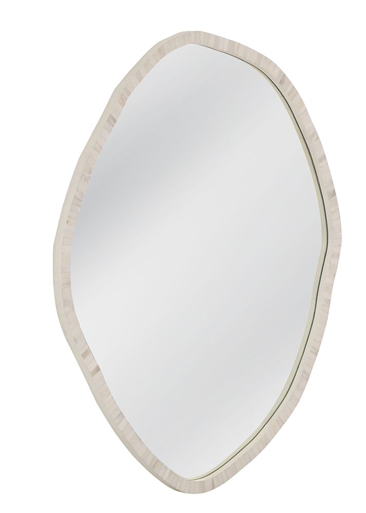 Bassett Mirror - Tylerton 42" Cream Rectangular Wall Mirror - M5216 view 2